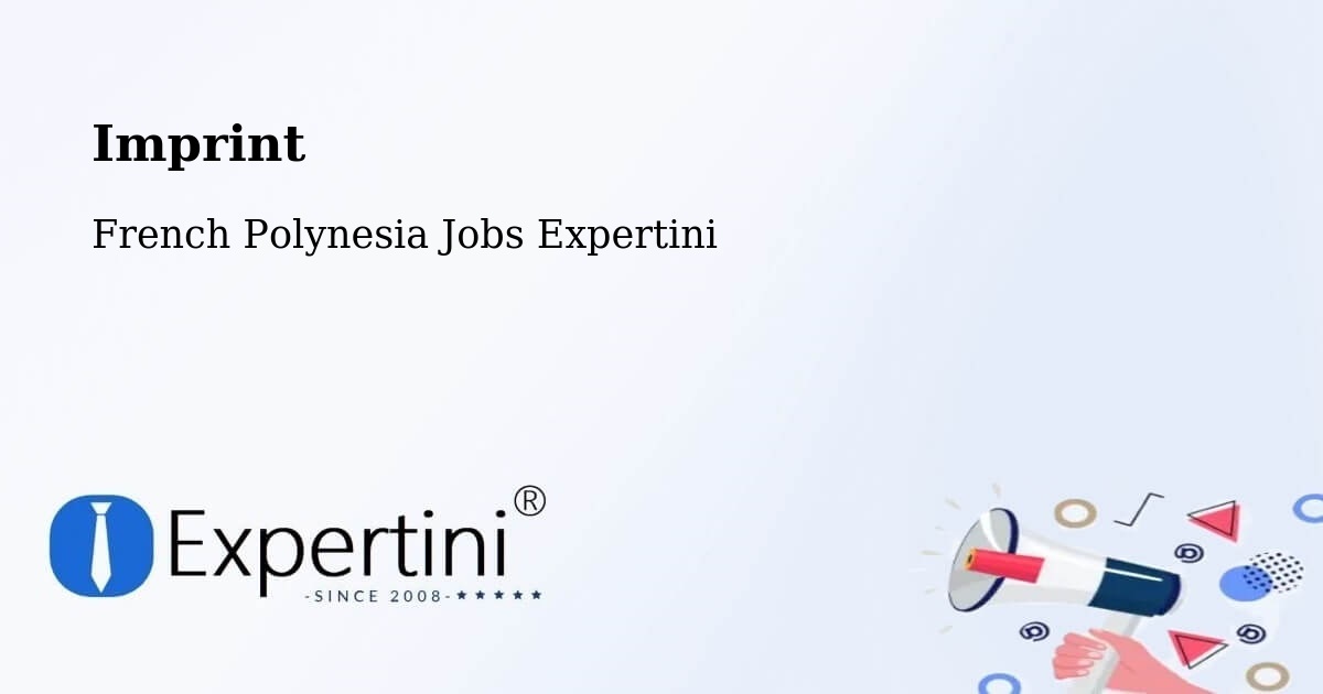 Imprint – Faaini - French Polynesia Jobs Expertini